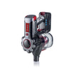 Ariete 2757 22v Lithium - Scopa Elettrica Senza Fili - 3 livelli di Filtrazione - Batteria Li-Ion 2200 mAH - Kit accessori incluso - Rosso