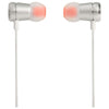 JBL T290 Auricolare Cablato In-ear Musica e Chiamate Argento