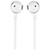 JBL Tune 205 Auricolare Cablato In-ear Musica e Chiamate Cromo, Bianco