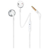 JBL Tune 205 Auricolare Cablato In-ear Musica e Chiamate Cromo, Bianco