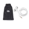 JBL Tune 205 Auricolare Cablato In-ear Musica e Chiamate Cromo, Bianco