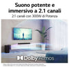 LG Soundbar S60Q 300W 2.1 canali, Dolby Atmos Virtual, 4K Pass Through, NOVITÀ 2022