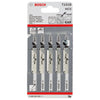 Bosch 2 608 630 030 lama per sega a gattuccio, sega a traforo e sega universale Lama per seghetto alternativo Acciaio al carbonio (HCS) 1 pz