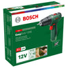 Bosch Trapano Avvitatore A Batteria Easydrill1200 12V 2 Batt.1,5Ah + X34