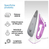 Braun TexStyle 3 SI 3030 Ferro da stiro a secco e a vapore Piastra in ceramica Ultra Glide 2300 W Rosa