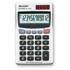 Sharp EL-379SB calcolatrice Tasca Calcolatrice di base Bianco
