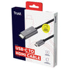 Trust Calyx adattatore grafico USB Nero, Metallico