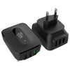 Caricabatterie Da Muro Con 3 Porte Usb - 25W (Itscw3U25)