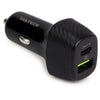 Vultech Caricatore Da auto doppia uscita USB Quick Charge 3.0 (18W) + Type-C (27W) Power Delivery 45W