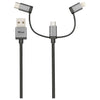 Trust 22693 cavo USB USB 2.0 1 m USB A Micro-USB B Nero, Argento