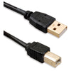 Vultech US21302 cavo USB USB 2.0 1,8 m USB A USB B Nero
