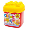 Clemmy - gioco costruzioni - secchiello con 20 mattoncini