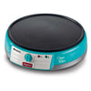 Ariete 202 Crepes Maker Party Time - Piastra per Crepes antiaderente - 2 spatole in legno - ricettario - 1000 W - Celeste