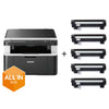 Brother DCP-1612WVB stampante multifunzione Laser A4 2400 x 600 DPI 20 ppm Wi-Fi