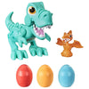Play-Doh Dino Crew - Il T-Rex Mangione, dinosauro giocattolo con suoni da dinosauro e 3 uova , per bambini dai 3 anni in su