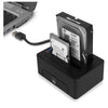 Ewent EW7014 docking station per unità di archiviazione USB 3.2 Gen 1 (3.1 Gen 1) Type-A Nero