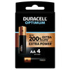 Duracell Pila Acalina Optimum Mn1500 Stilo 4 Pz. 1,5V