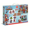 Edukit Superhero - 4 giochi in 1  - Puzzle + Memo + Domino + Cubi