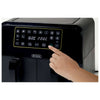 Ariete 4623 Airy Fryer Dual, Friggitrice ad aria con doppio cestello, 1700 W, Capacità 8L, 3 Funzioni di cottura, Pannello digitale LED Touch, 8 programmi preimpostati, Timer, 2 cestelli, Nero