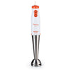 Ariete 881 Pimmy 200 - Frullatore a immersione - Gambo rimovibile e lame in Acciaio Inox - 2 velocità - 200 Watt - Bianco e Arancio