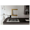 GOA 7523/WH - Piano cottura in vetro con 5 fuochi a gas da incasso