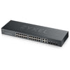 GS1920-24v2 Switch Intelligente 24x10/100/1000 + 4 x Combo Gigabit SFP Montabile su Rack
