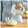 HM450 PrepMix - Sbattitore elettrico Mixer 450W 5 velocità + pulsante turbo - grigio/bianco