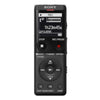 Sony ICD-UX570 Memoria interna e scheda di memoria Nero