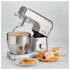 Ariete 1598 Gourmet Professional 7L Metal - Impastatrice Planetaria con Frullatore - Ciotola in Acciaio Inox - 7 L - Caraffa in vetro - 1200 Watt - 6 velocità
