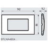 Legrand BTLNA4804TE Placca copripresa e copri interruttori