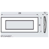 Legrand BTLNA4807BI Placca copripresa e copri interruttori