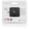 Ewent EW1052 lettore di card readers USB USB 2.0 Nero