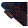 Mouse Pad Gaming Rgb E1 L - Rgb 12 Modalita' - Nero/Rosso (Itmpe1Rgbl)