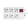 Vultech Multipresa Bipasso 6 Posti con Protezione Overload Mu-03