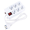 Vultech Multipresa Bipasso 6 Posti con Protezione Overload Mu-03