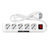 Vultech Multipresa bipasso 5 posti con tasto ON/OFF