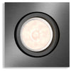 myLiving - Incasso grigio quadrato per faretto GU10