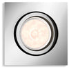myLiving - Incasso quadrato cromato per faretto