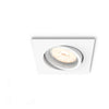 myLiving - Incasso quadrato per faretto GU10 - bianco