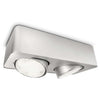 myLiving Spot 579524816 - Plafoniere appliques - 2 luci - silver
