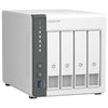 QNAP TS-433 NAS Tower ARM Cortex-A55 4 GB 0 TB QNAP QTS Bianco