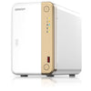 QNAP TS-262 NAS Tower Intel® Celeron® N4505 4 GB 0 TB QNAP QTS Oro, Bianco