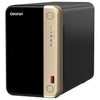 QNAP TS-264 NAS Tower Intel® Celeron® N5095 8 GB 0 TB QNAP QTS Nero, Oro