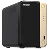 QNAP TS-264 NAS Tower Intel® Celeron® N5095 8 GB 0 TB QNAP QTS Nero, Oro