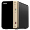 QNAP TS-264 NAS Tower Intel® Celeron® N5095 8 GB 0 TB QNAP QTS Nero, Oro