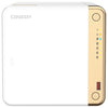 QNAP TS-462-4G server NAS e di archiviazione Tower Intel® Celeron® N4505 4 GB DDR4 0 TB QNAP QTS Bianco