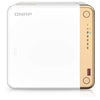 QNAP TS-462-4G server NAS e di archiviazione Tower Intel® Celeron® N4505 4 GB DDR4 0 TB QNAP QTS Bianco