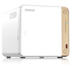 QNAP TS-462-4G server NAS e di archiviazione Tower Intel® Celeron® N4505 4 GB DDR4 0 TB QNAP QTS Bianco