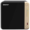 QNAP TS-464 NAS Tower Intel® Celeron® N5095 8 GB DDR4 0 TB QNAP QTS Nero
