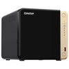 QNAP TS-464 NAS Tower Intel® Celeron® N5095 8 GB DDR4 0 TB QNAP QTS Nero